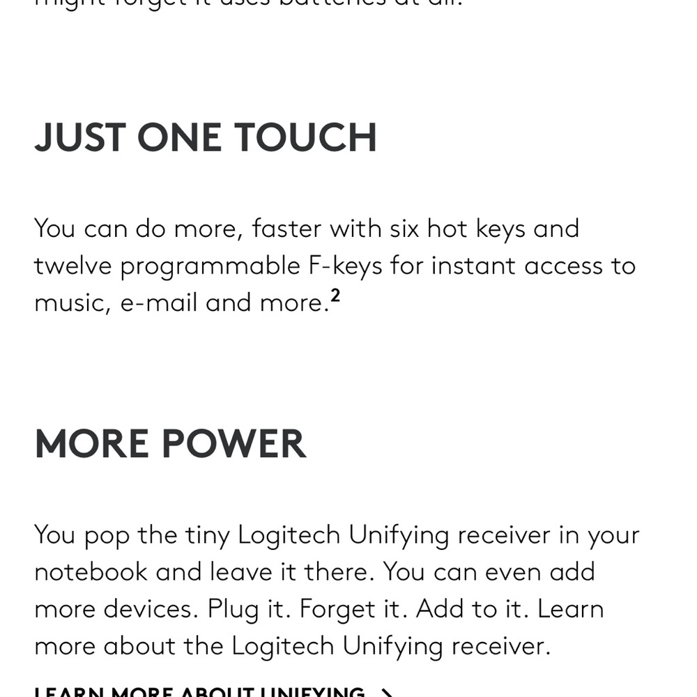 Logitech k360 wireless keyboard - Picture 4 of 16